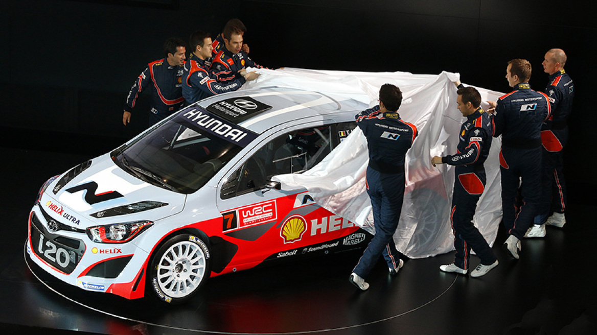 Το αγωνιστικό Hyundai i20 για το WRC
