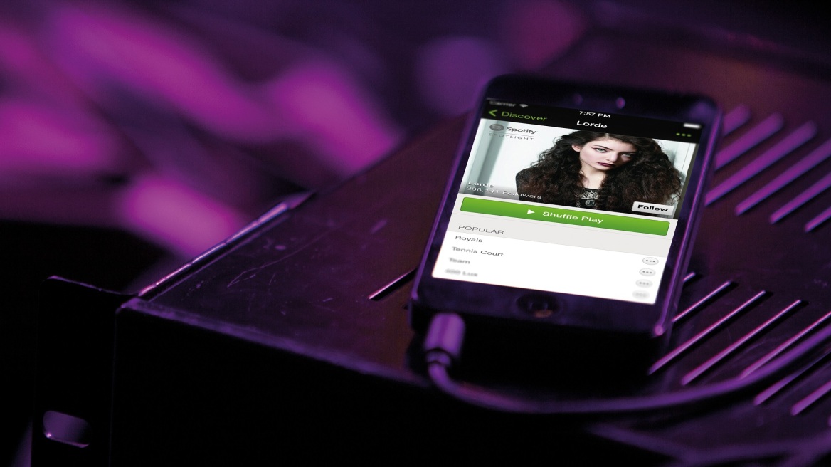 Το Spotify δωρεάν σε κινητά και tablets