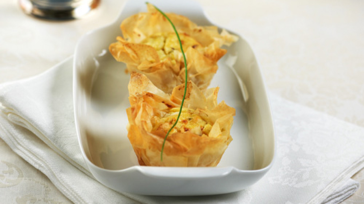 Σουφλεδάκια με κάστανα και τυριά