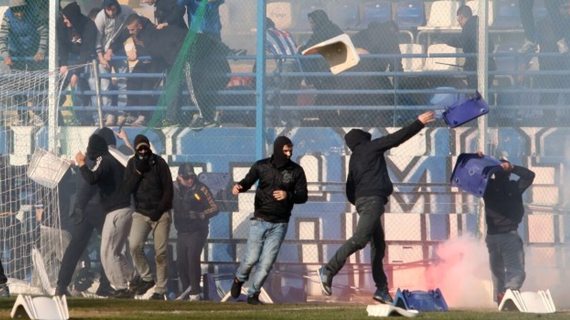 Επεισόδια στο Αιγάλεω, στον αγώνα με την ΑΕΚ