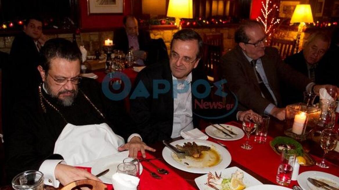 Δείπνο του Σαμαρά με τοπικούς παράγοντες και βουλευτές της Μεσσηνίας 