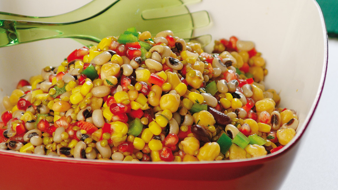 Σαλάτα πολυσπόρια με ρόδι