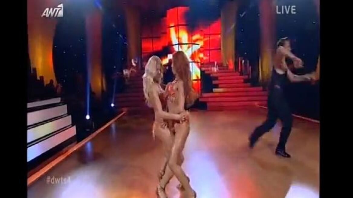 Dancing: Ο καυτός χορός της Κατερίνας Στικούδη με την Ευαγγελία Αραβανή