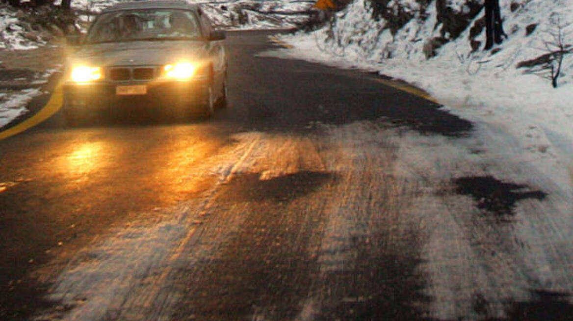  Αγρίνιο - Προυσός: Mε αλυσίδες η κίνηση 
