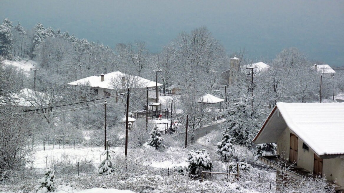 Χιόνι σε ορεινές περιοχές του Κιλκίς και της Φλώρινας