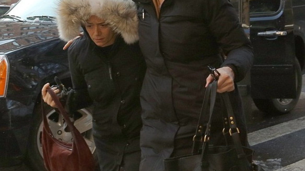 Φωτογραφίες: Συντετριμμένη η πρώην σύντροφος του Philip Seymour Hoffman