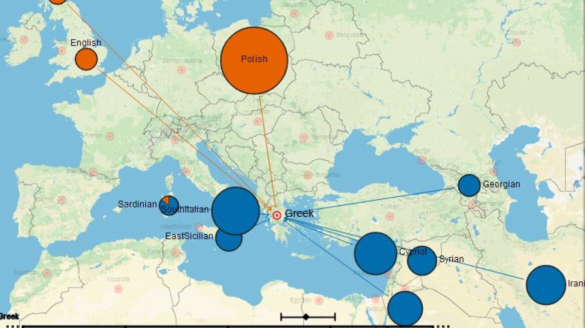 Διαδραστικός χάρτης δείχνει την προέλευση των λαών