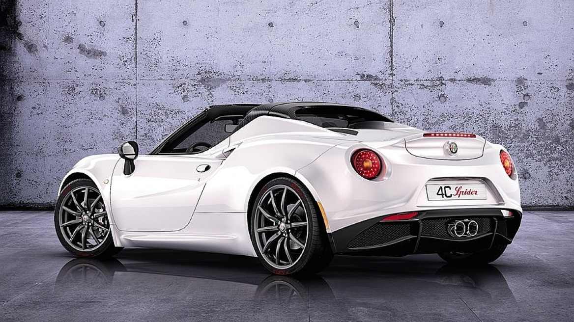 Αποκάλυψη για την Alfa 4C Spider!