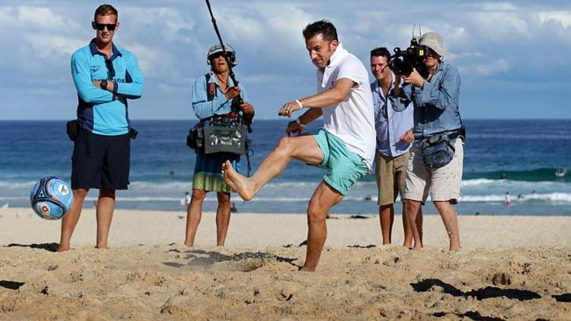 Ο Ντελ Πιέρο... παίζει μπάλα και στο «Baywatch» της Αυστραλίας