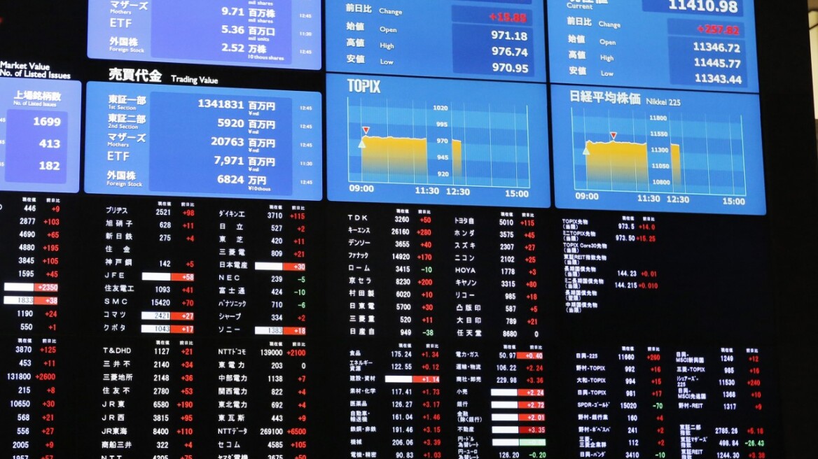 Άνοδος 1,75% στο χρηματιστήριο του Τόκιο
