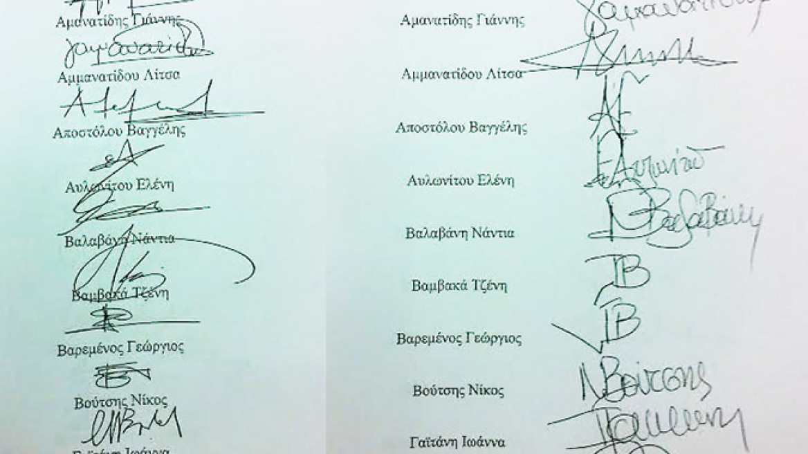 ΣΥΡΙΖΑ: Δύο προτάσεις μομφής με τα ίδια ονόματα αλλά διαφορετικές υπογραφές