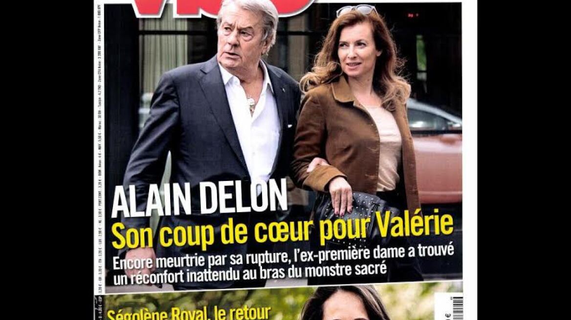 Στην αγκαλιά του Αλέν Ντελόν βρήκε παρηγοριά η Βαλερί Τριερβελέρ!