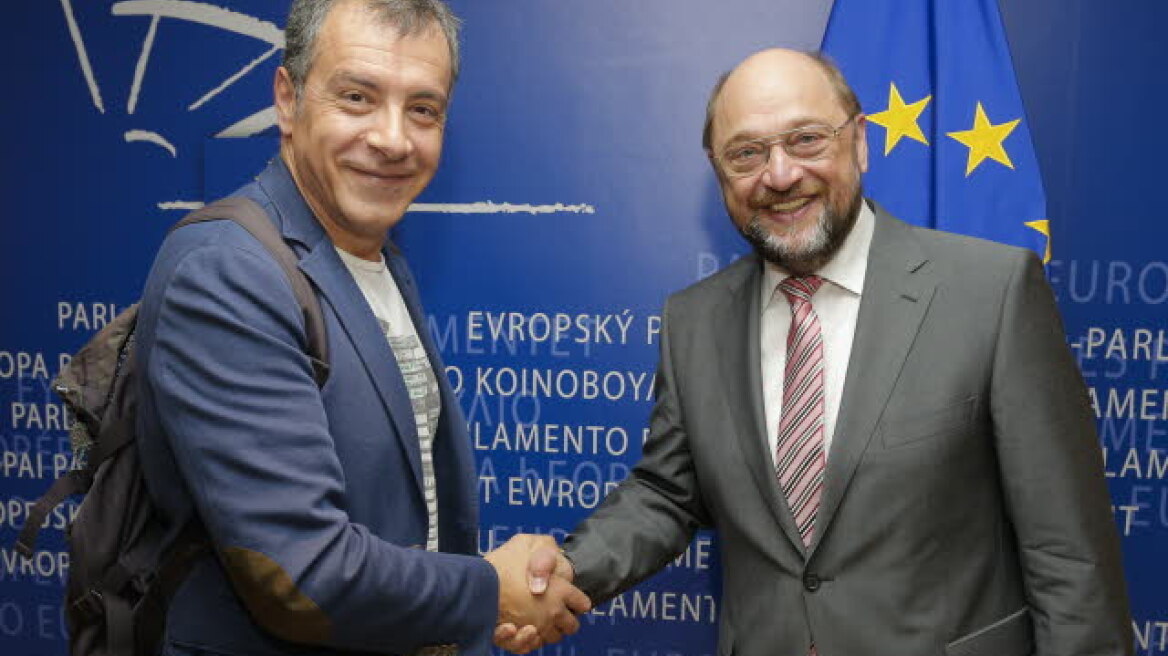 Όταν ο Μάρτιν Σουλτς συνάντησε τον Σταύρο Θεοδωράκη