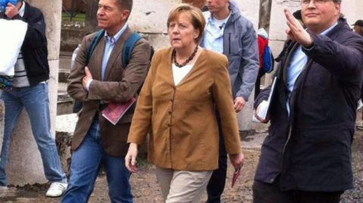 Επίσκεψη αναψυχής της Άγκελα Μέρκελ στην Πομπηία