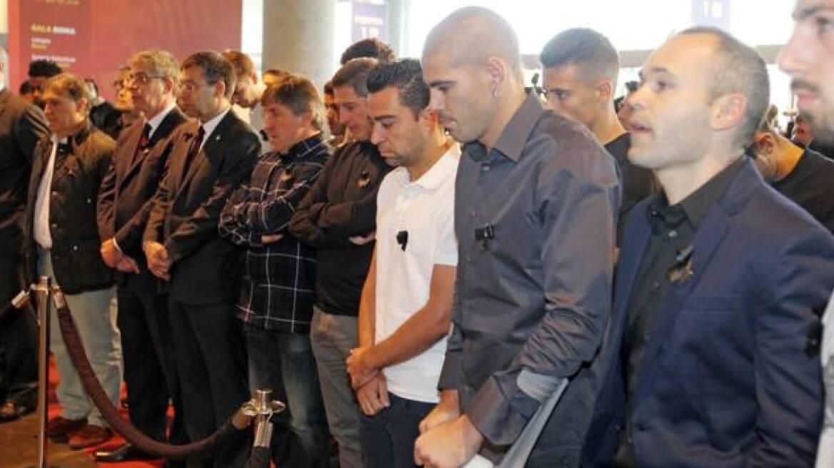 Barcelona says "farewell" to Vilanova