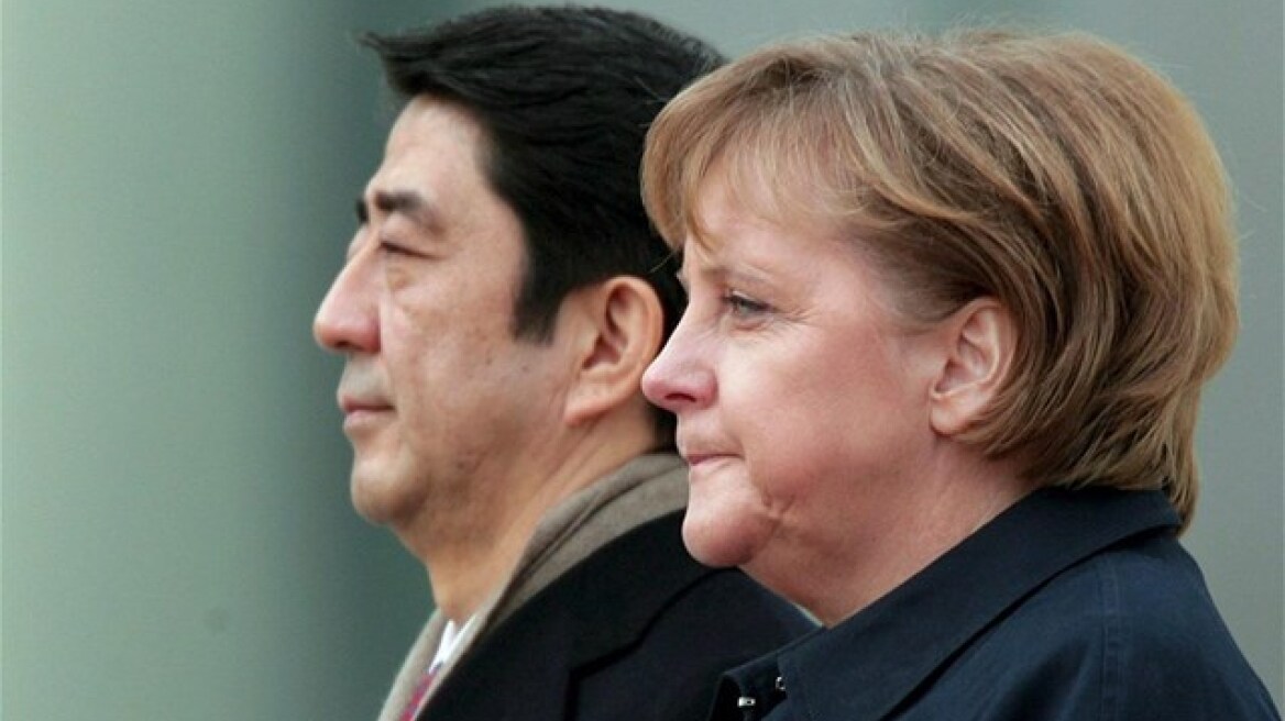 Συνάντηση Μέρκελ - Άμπε για την ουκρανική κρίση 
