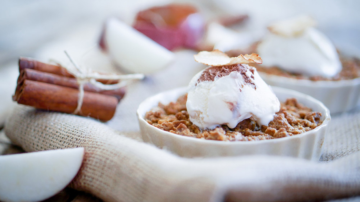 Apple crumble