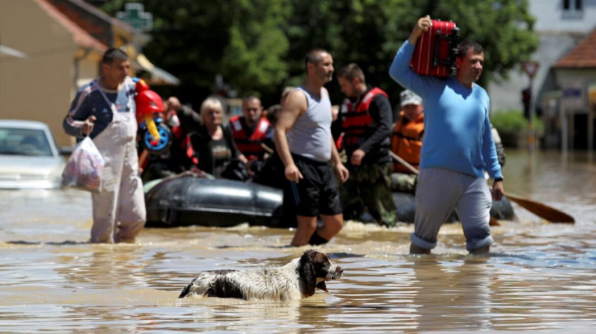 Σερβία: Κοντά στα 175 εκατ. ευρώ οι ζημιές από τη θεομηνία 