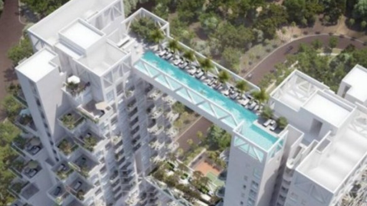 Βίντεο: Δείτε την πισίνα που ενώνει δύο ουρανοξύστες!