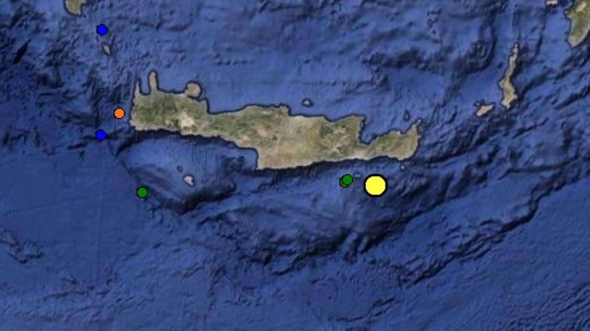 Σεισμική δόνηση 4,2 Ρίχτερ κοντά στην Ιεράπετρα