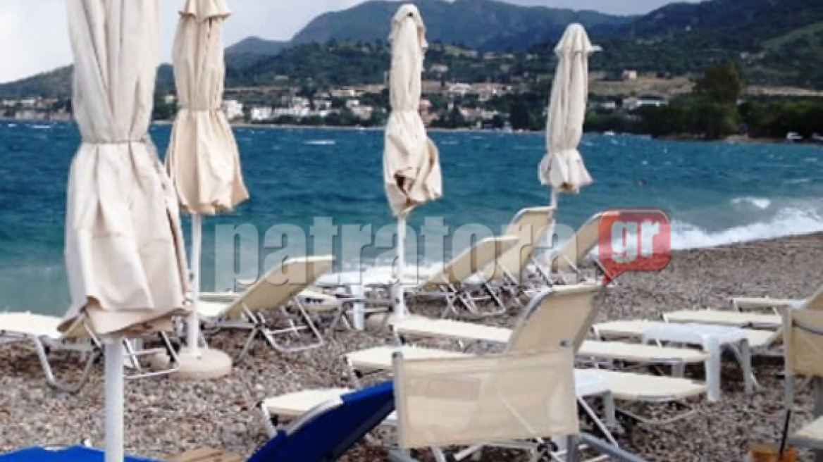 Ξαφνικό μπουρίνι στην Πάτρα