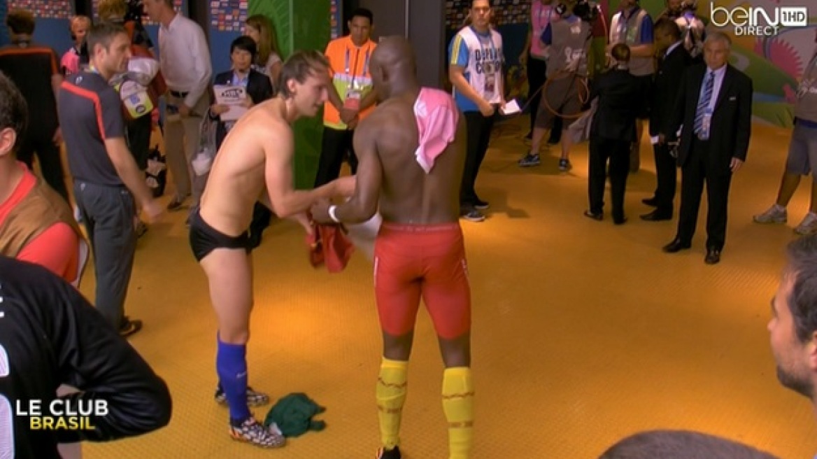 Βίντεο: Ράκιτιτς και Εμπιά αντάλλαξαν... σώβρακα!