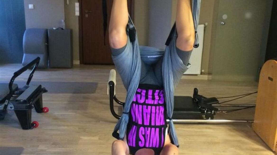 Η Ναταλία Γερμανού... κρεμάστηκε!