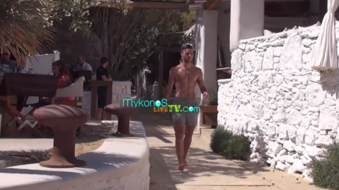 Ο Ταχτσίδης... σκοράρει στη Μύκονο
