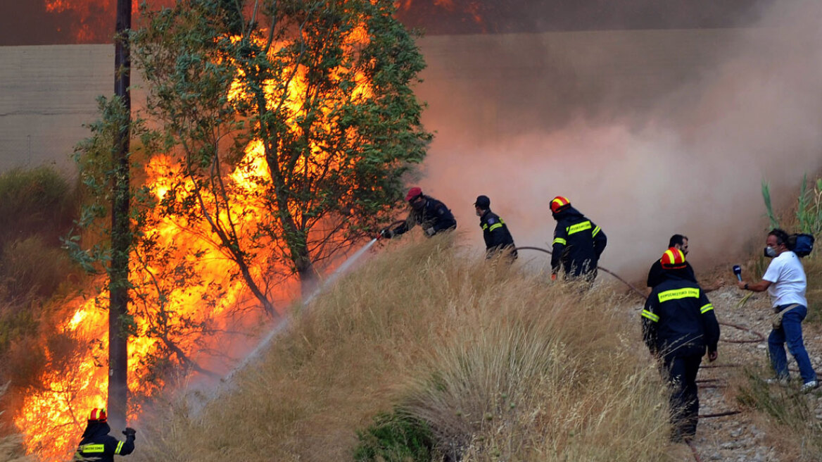 Υπό μερικό έλεγχο η φωτιά στο Γιαννισκάρι Αχαΐας