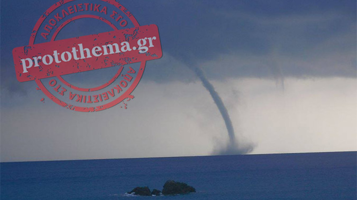 Φωτογραφίες: Ανεμοστρόβιλοι στο Πήλιο