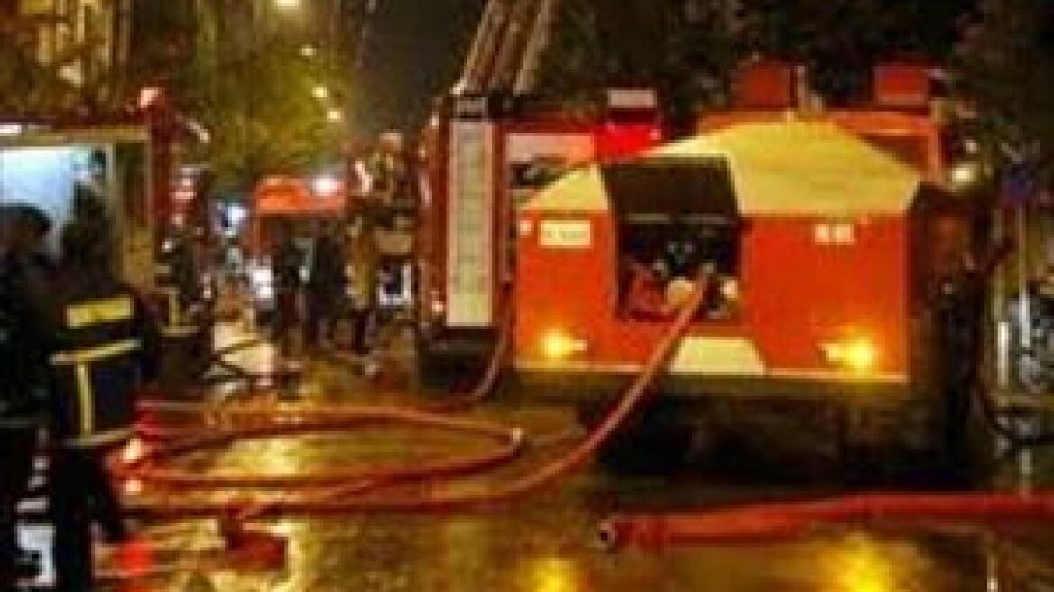 «Φλογερή» νύχτα στο Ηράκλειο 