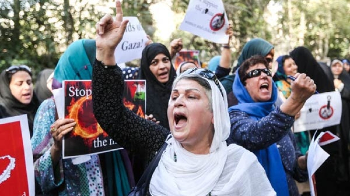 Μαζικές διαδηλώσεις στο Ιράν υπέρ των Παλαιστινίων 