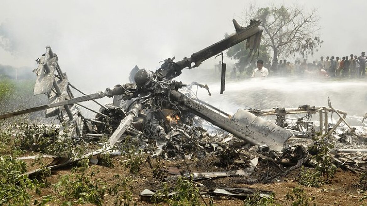 Ινδία: Επτά νεκροί από τη συντριβή στρατιωτικού ελικοπτέρου