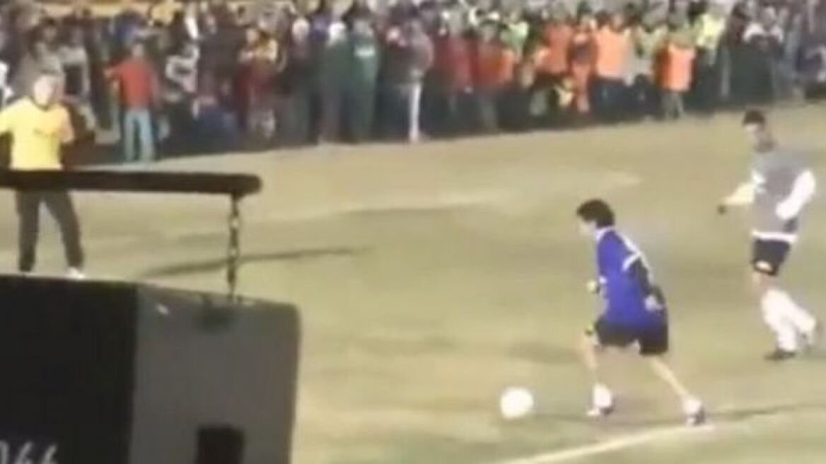 Τα βάζει ακόμα ο Μαραντόνα!