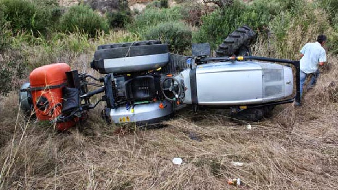 Λάρισα: Τρακτέρ καταπλάκωσε ηλικιωμένο αγρότη