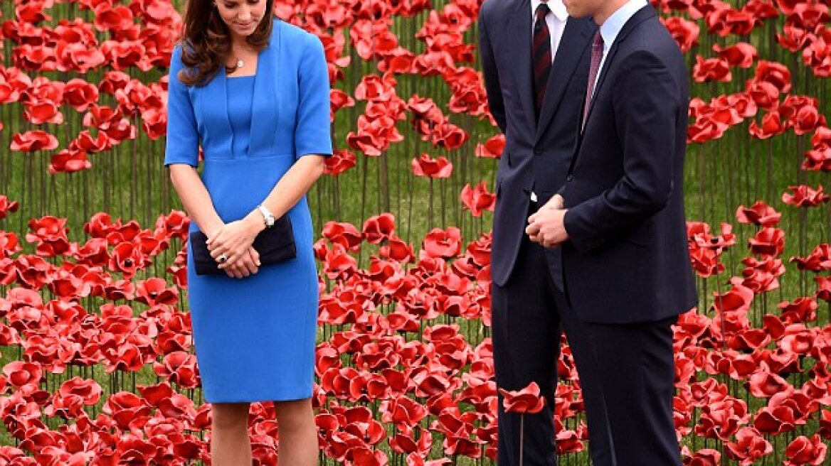Τα δάκρυα της Κέιτ Μίντλετον για τους νεκρούς του Α' Παγκοσμίου Πολέμου