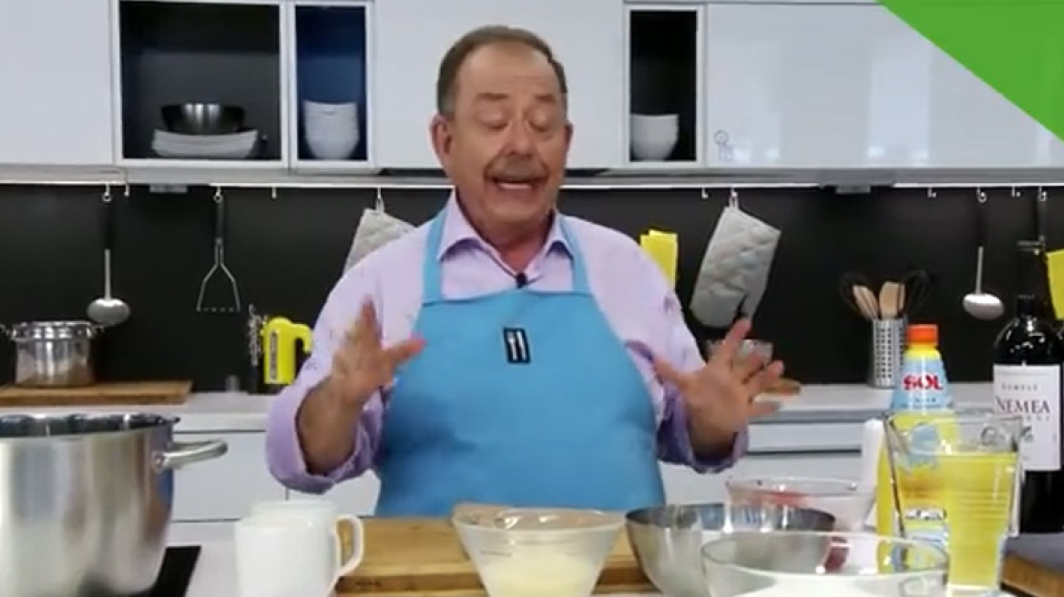 Χαλβάς σιμιγδαλένιος με φράουλες (VIDEO)