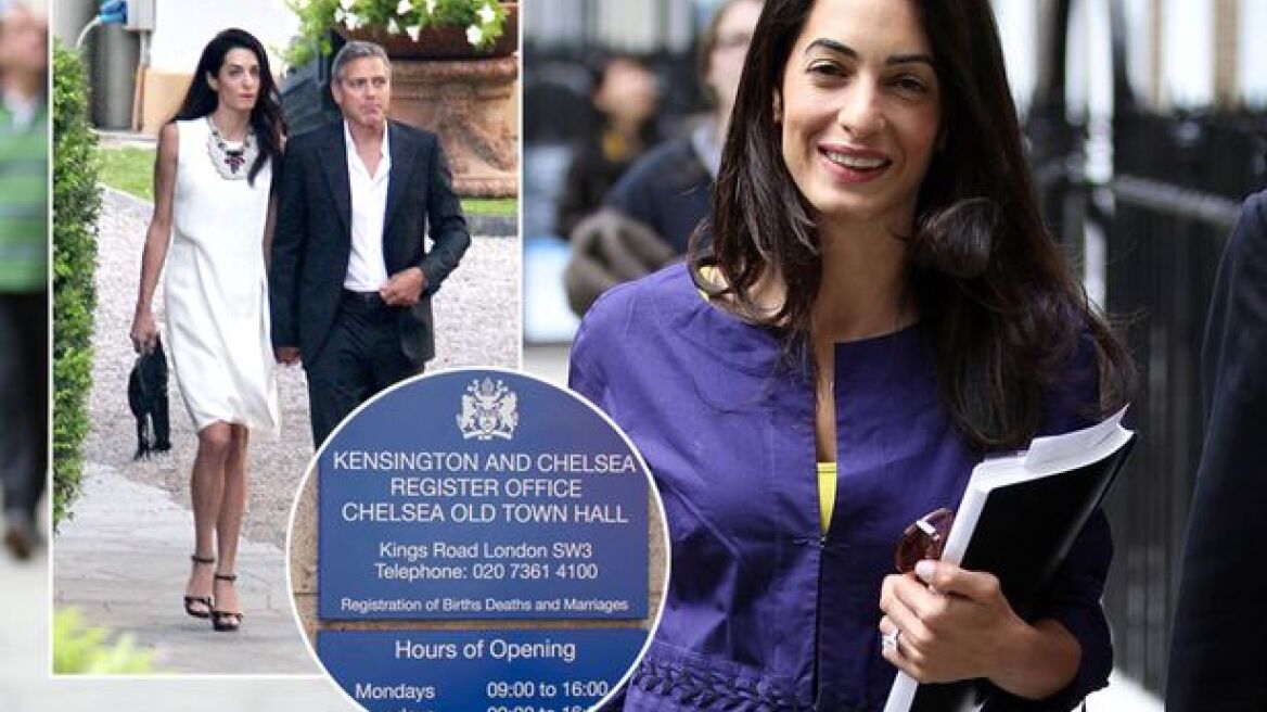 Δείτε την άδεια γάμου του George Clooney με την Amal Alamuddin 