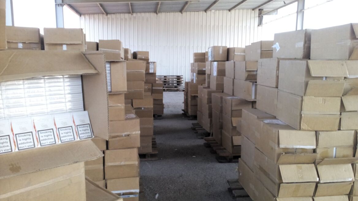 Θεσσαλονίκη: «Μπλόκο» σε 9 εκατ. λαθραία τσιγάρα