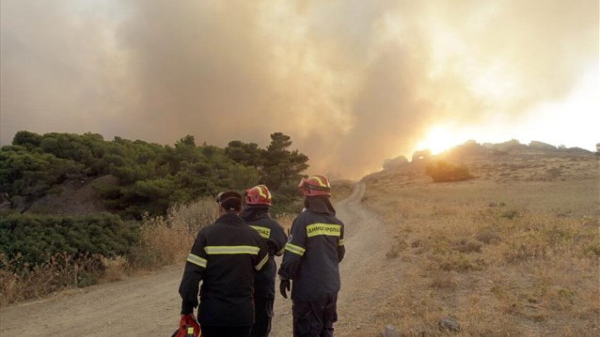 Πολύ υψηλός κίνδυνος πυρκαγιάς για αύριο