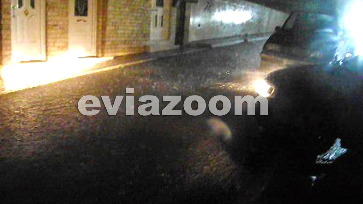  Ισχυρή καταιγίδα στην Χαλκίδα 