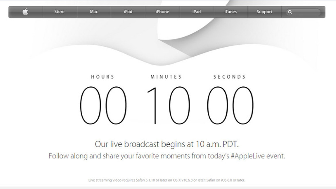 Aντίστροφη μέτρηση για την αποκάλυψη του iPhone6