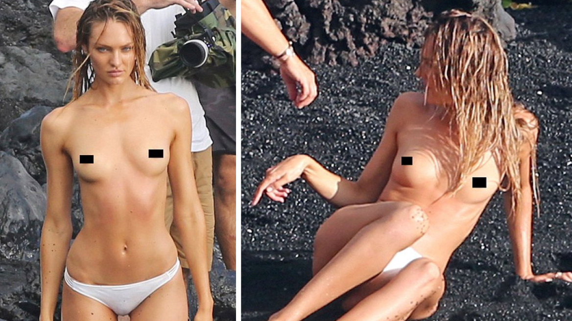 Τα «πέταξε» όλα η Candice Swanepoel