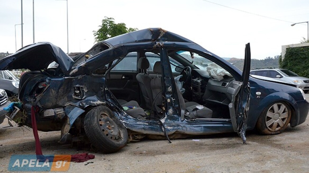 Σπάρτη: Οικογένεια ξεκληρίστηκε σε τροχαίο δυστύχημα 