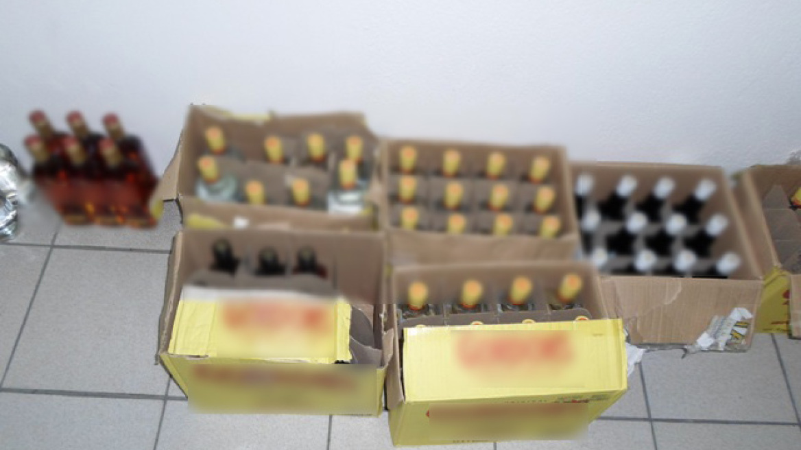 Κατερίνη: Βενζινάδικο πωλούσε λαθραία ποτά και τσιγάρα