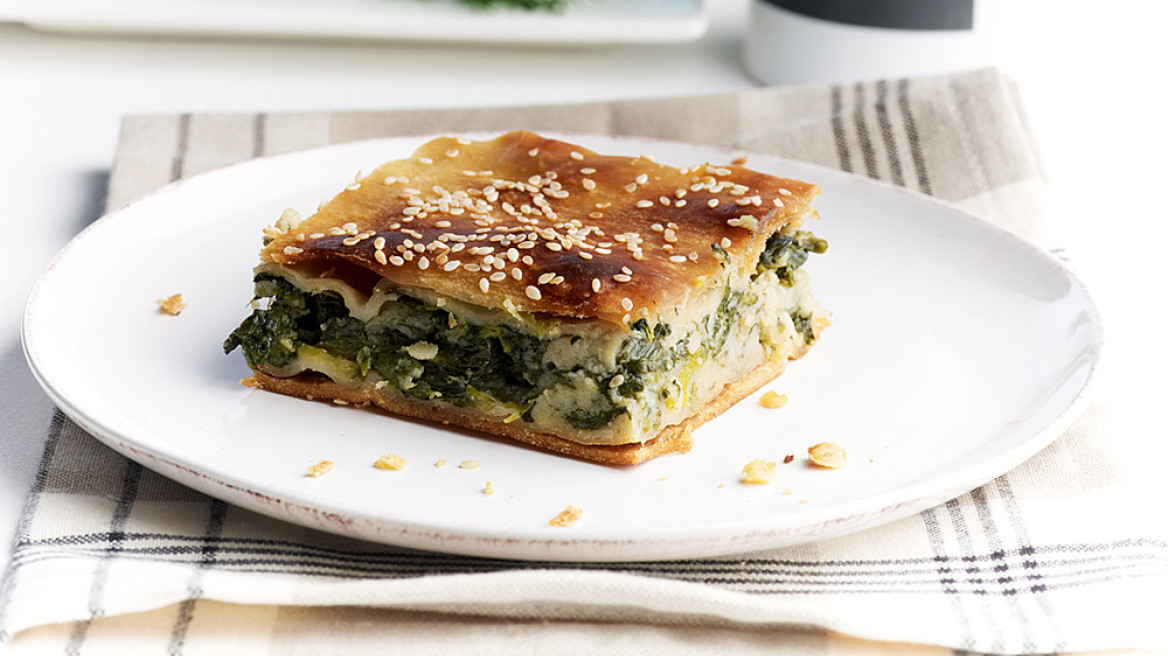 Χορτόπιτα με τραχανά