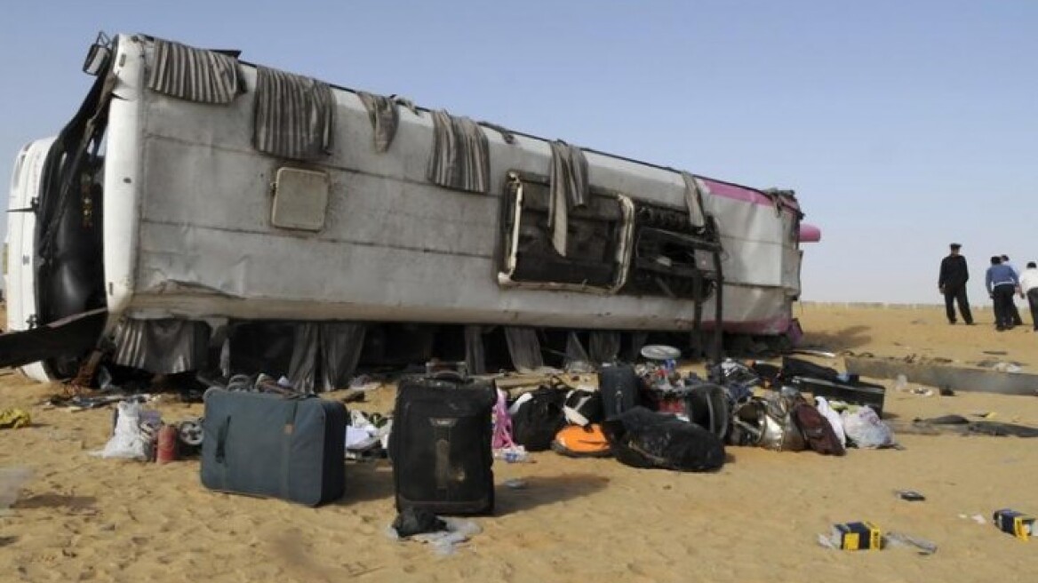 Πολύνεκρη σύγκρουση λεωφορείων στην Αίγυπτο