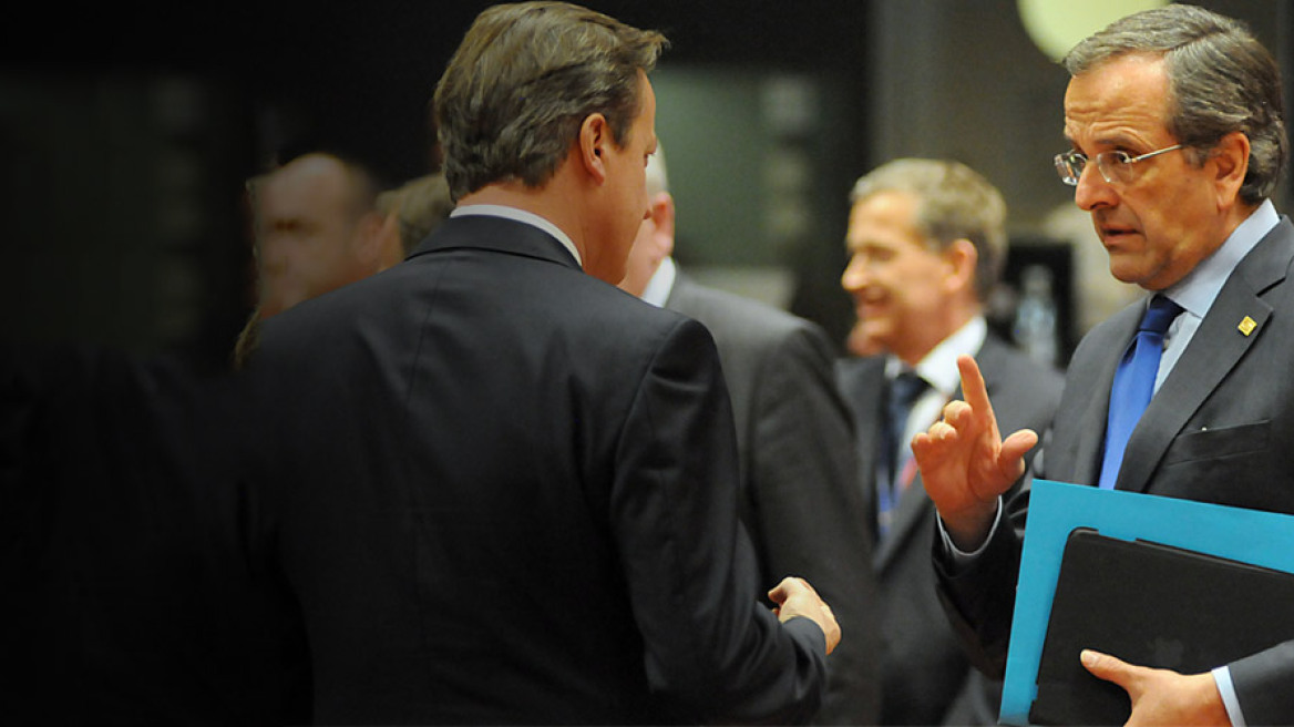 Αντιπαράθεση Σαμαρά - Κάμερον για την Κύπρο