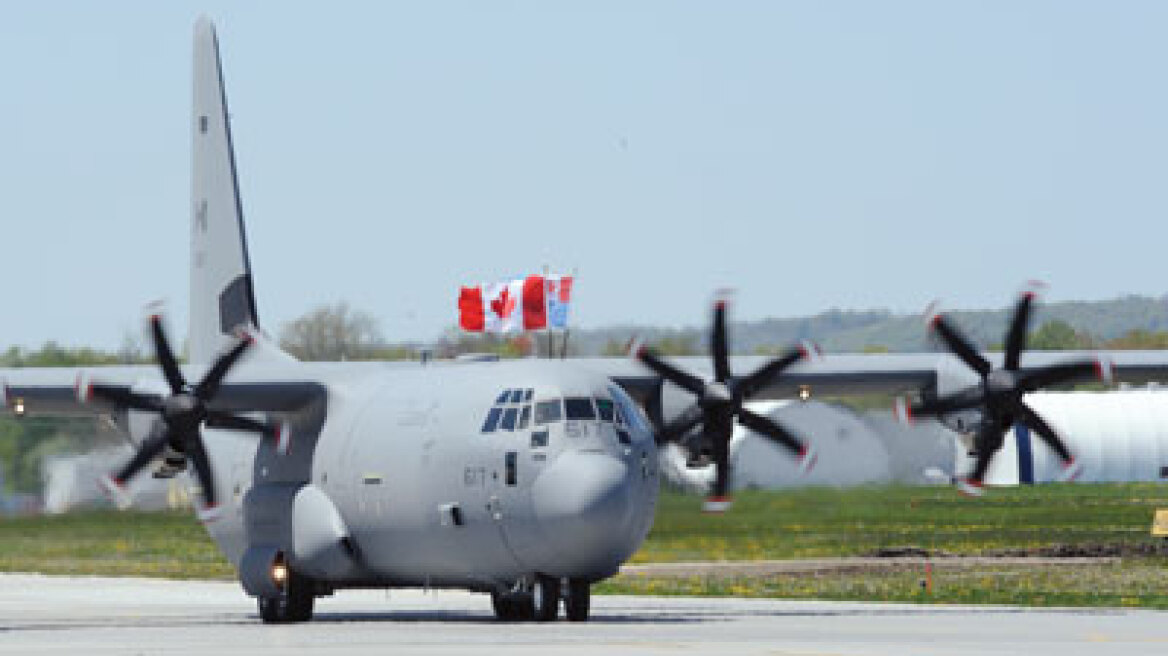 Κύπρος: Αναγκαστική προσγείωση καναδικού C-130 