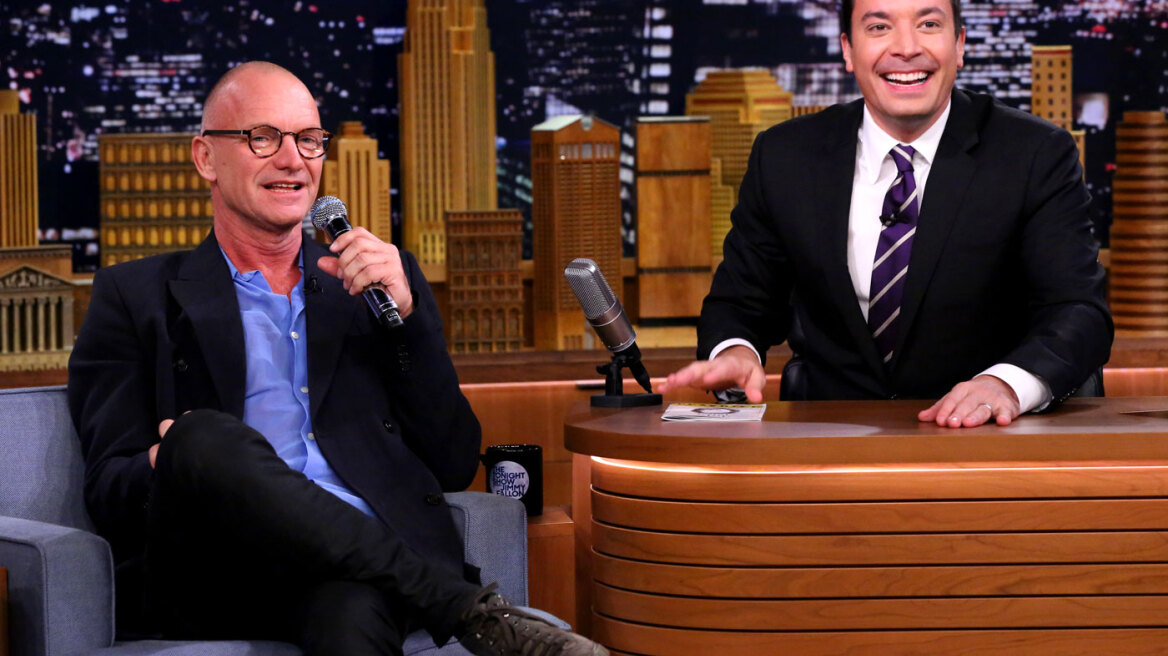 Ο Sting ηχογραφεί Ringtones με τον Jimmy Fallon